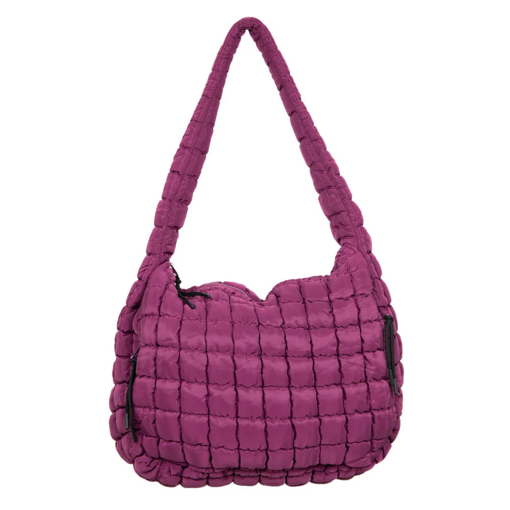 Quilted Oversized Puffer Tote