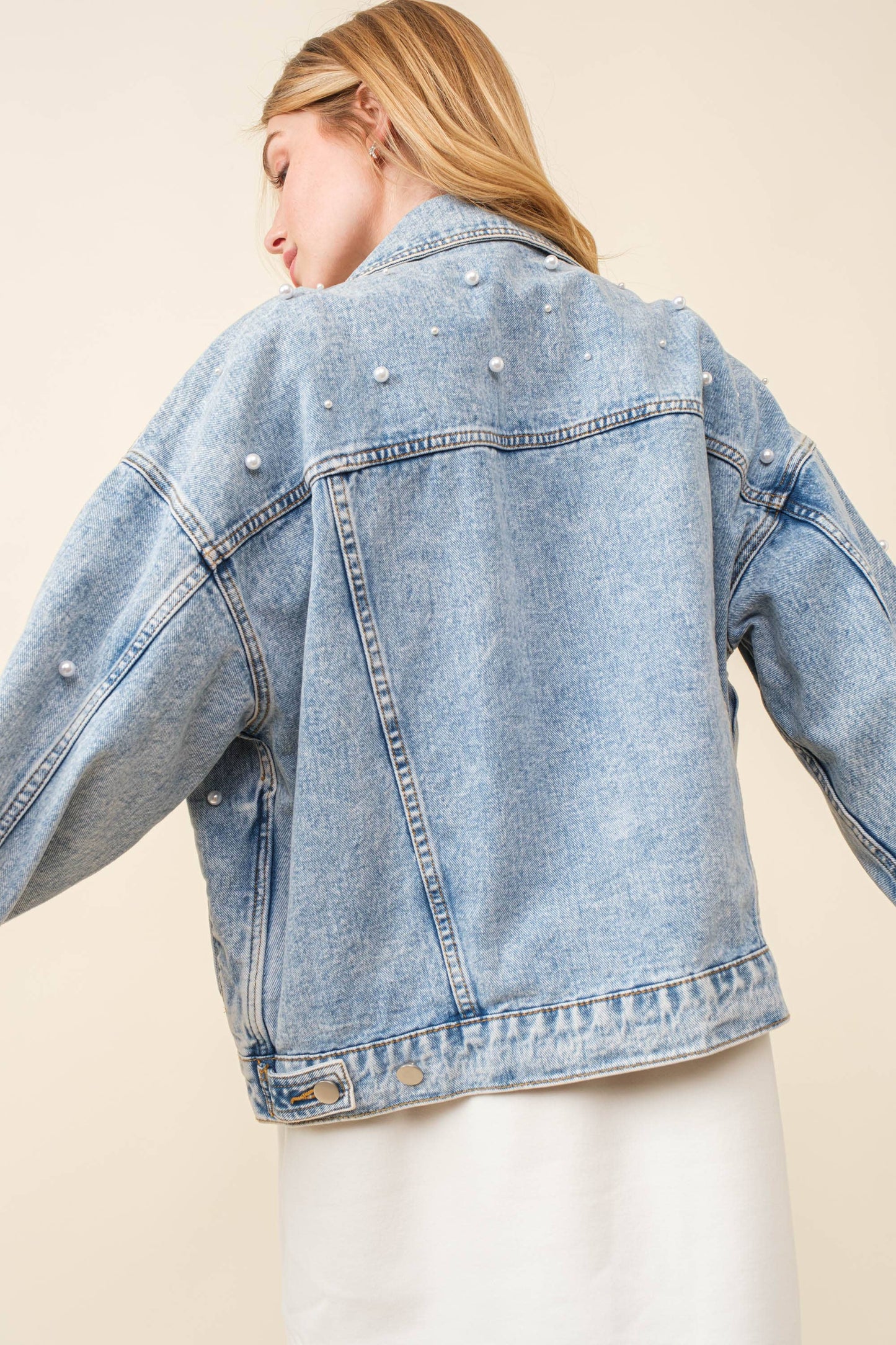 Pearl Denim Jacket